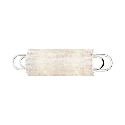Buckley Bath Vanity Light in Polished Nickel (18-Inch).