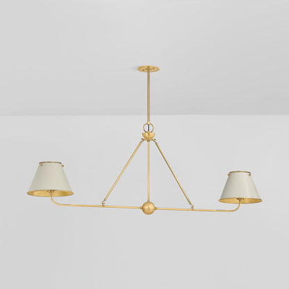 Burghley Linear Pendant Light in Detail.