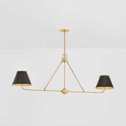 Burghley Linear Pendant Light in Detail.
