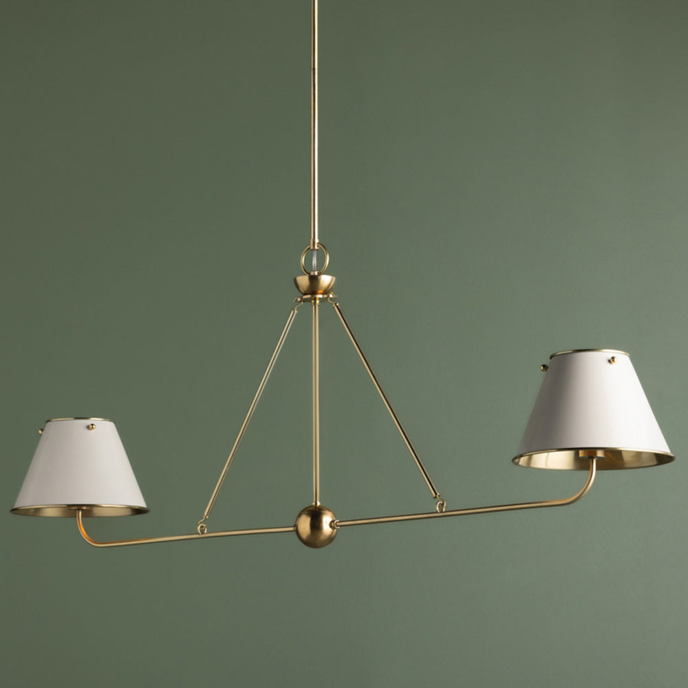 Burghley Linear Pendant Light in Detail.
