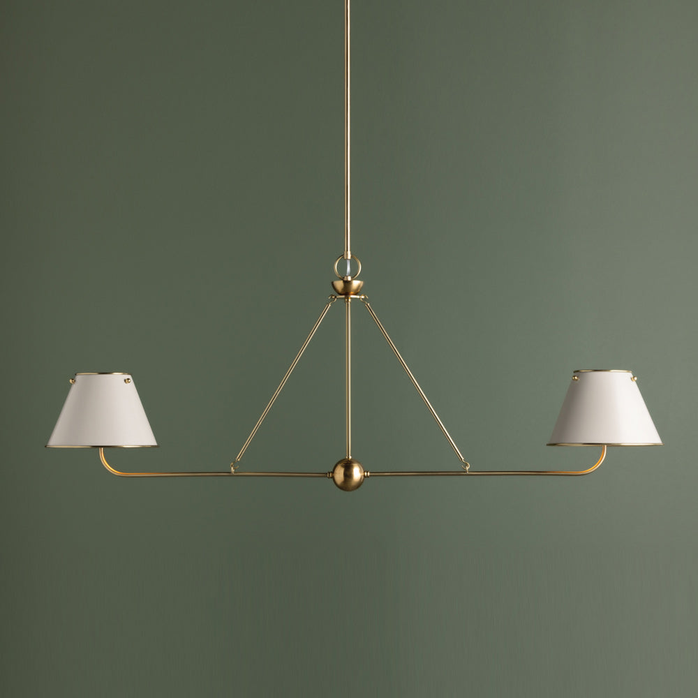 Burghley Linear Pendant Light in Detail.