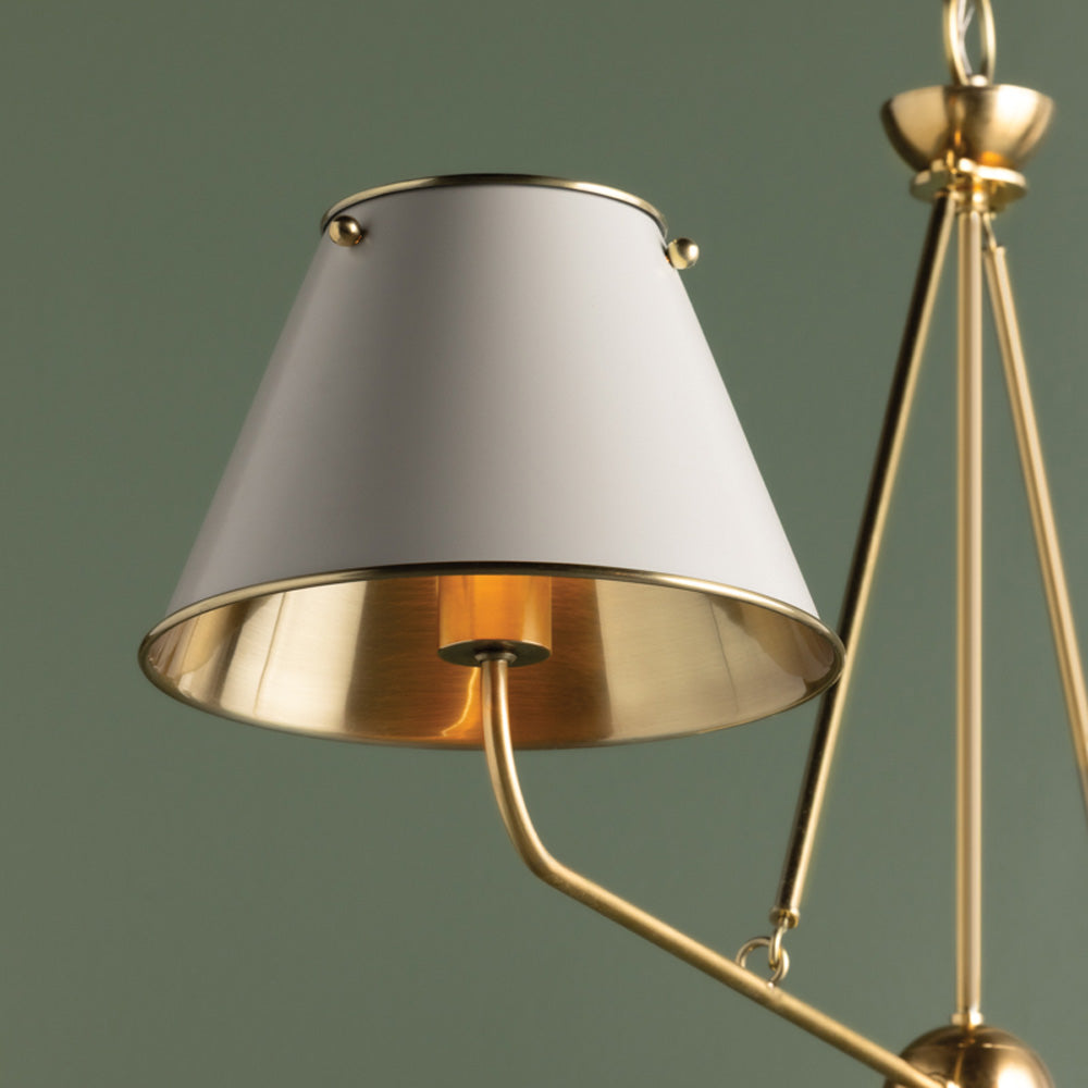 Burghley Linear Pendant Light in Detail.