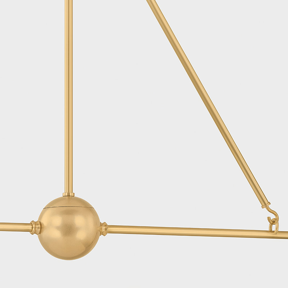 Burghley Linear Pendant Light in Detail.