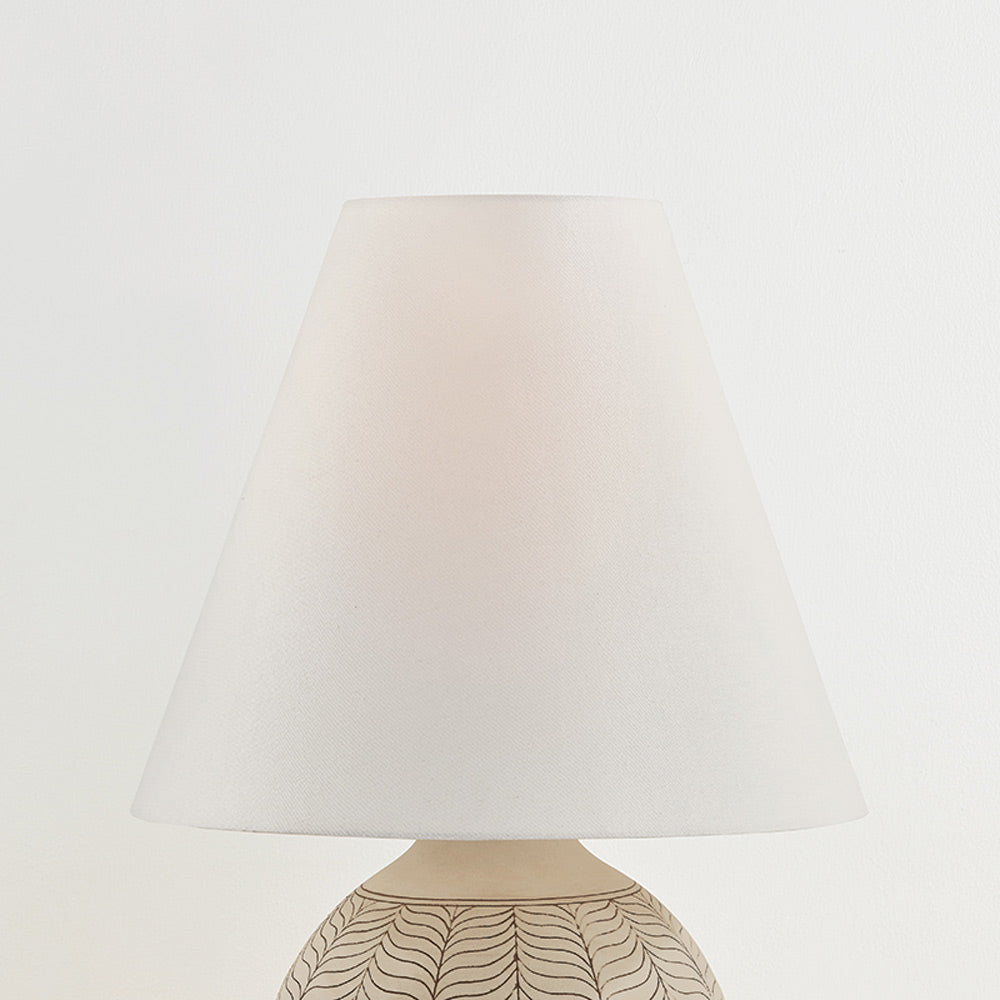 Capers Table Lamp in Detail.