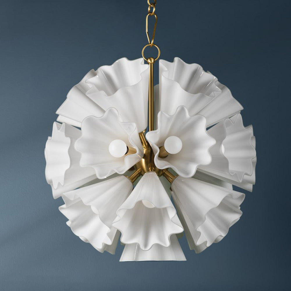 Capri Chandelier in Detail.