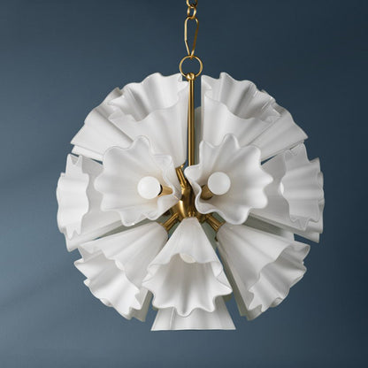 Capri Chandelier in Detail.