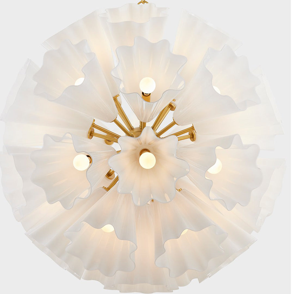 Capri Chandelier in Detail.