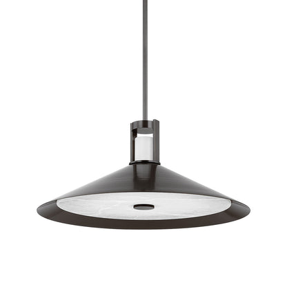 Clermont LED Pendant Light in Distressed Bronze (Large).