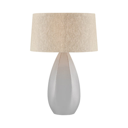 Colwyn Table Lamp in Dove White.