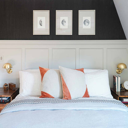 Covington Wall Light in bedroom.