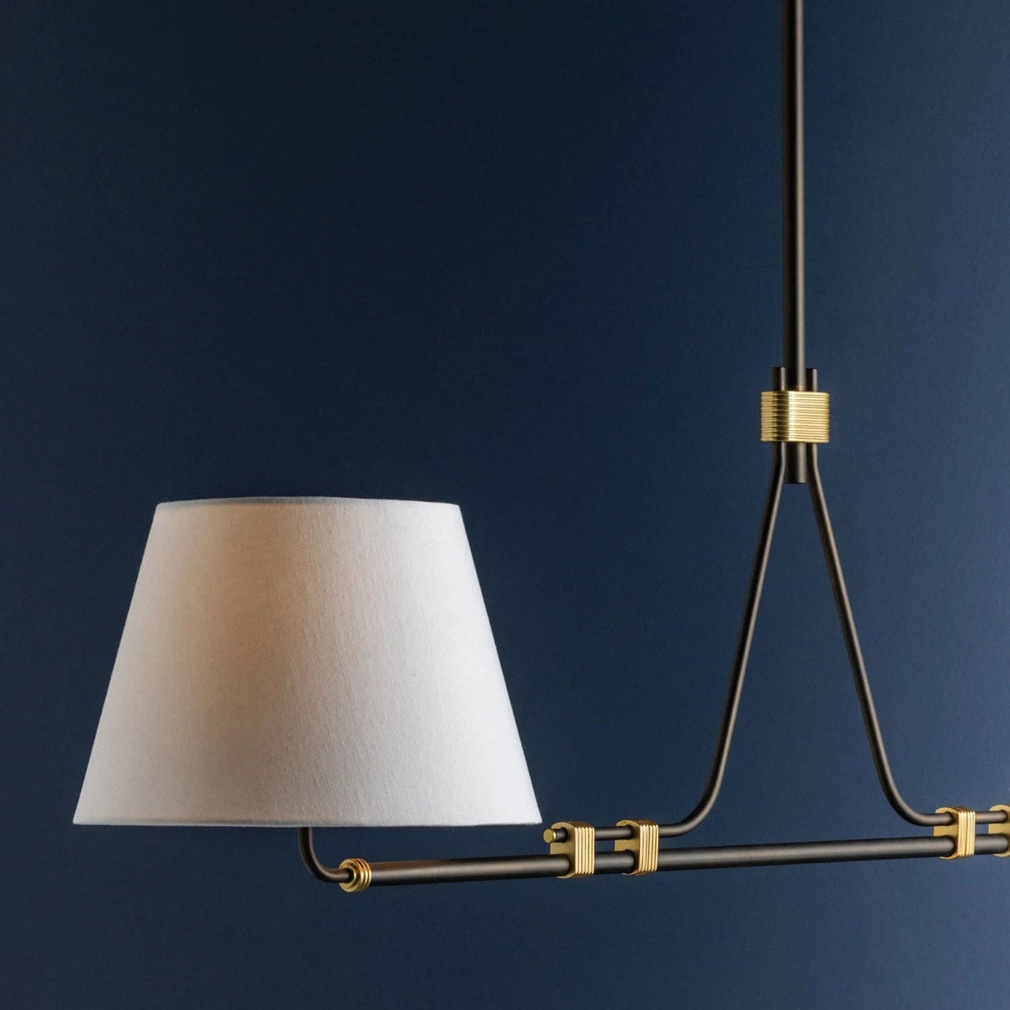 Crown Heights Linear Chandelier in Detail.