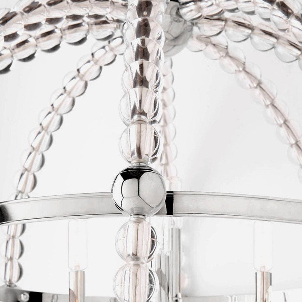 Danville Globe Chandelier in Detail.