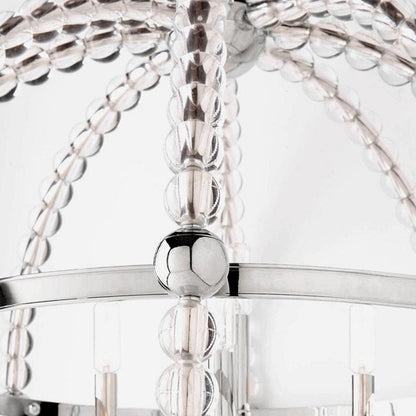 Danville Globe Chandelier in Detail.