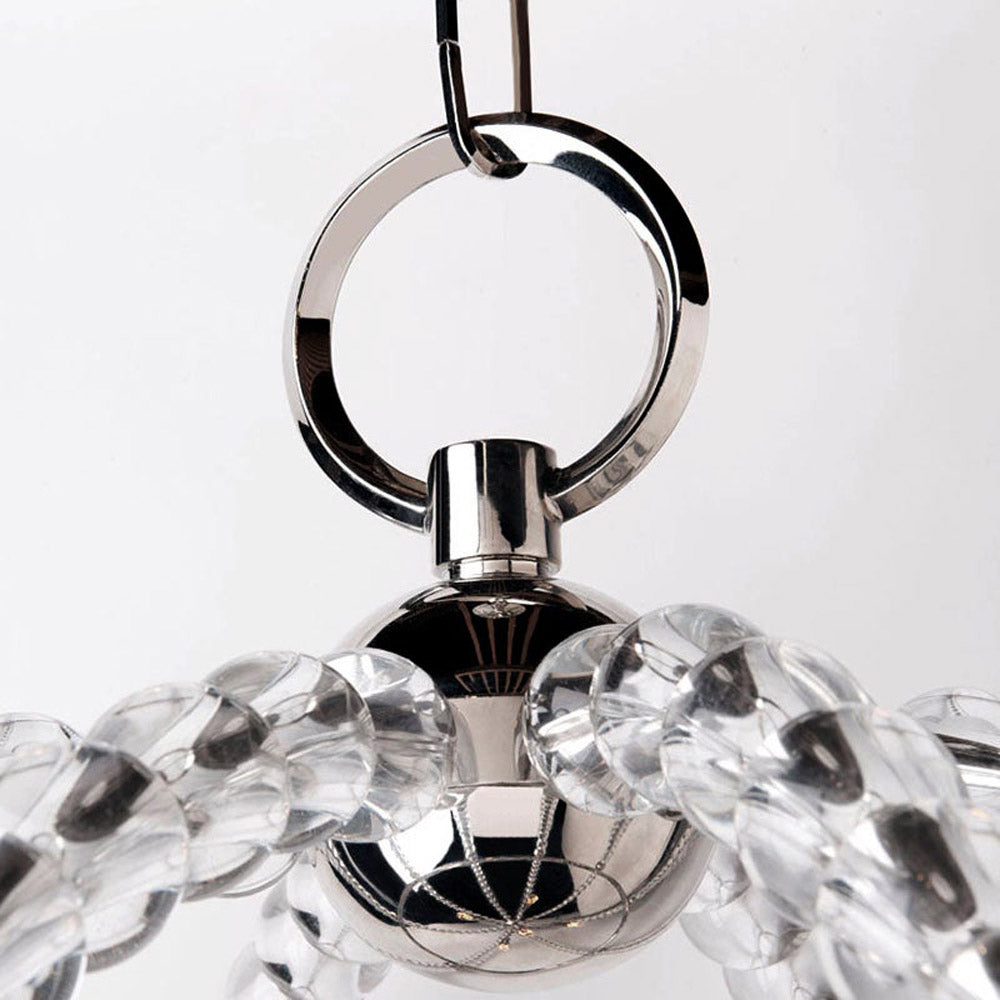 Danville Globe Chandelier in Detail.