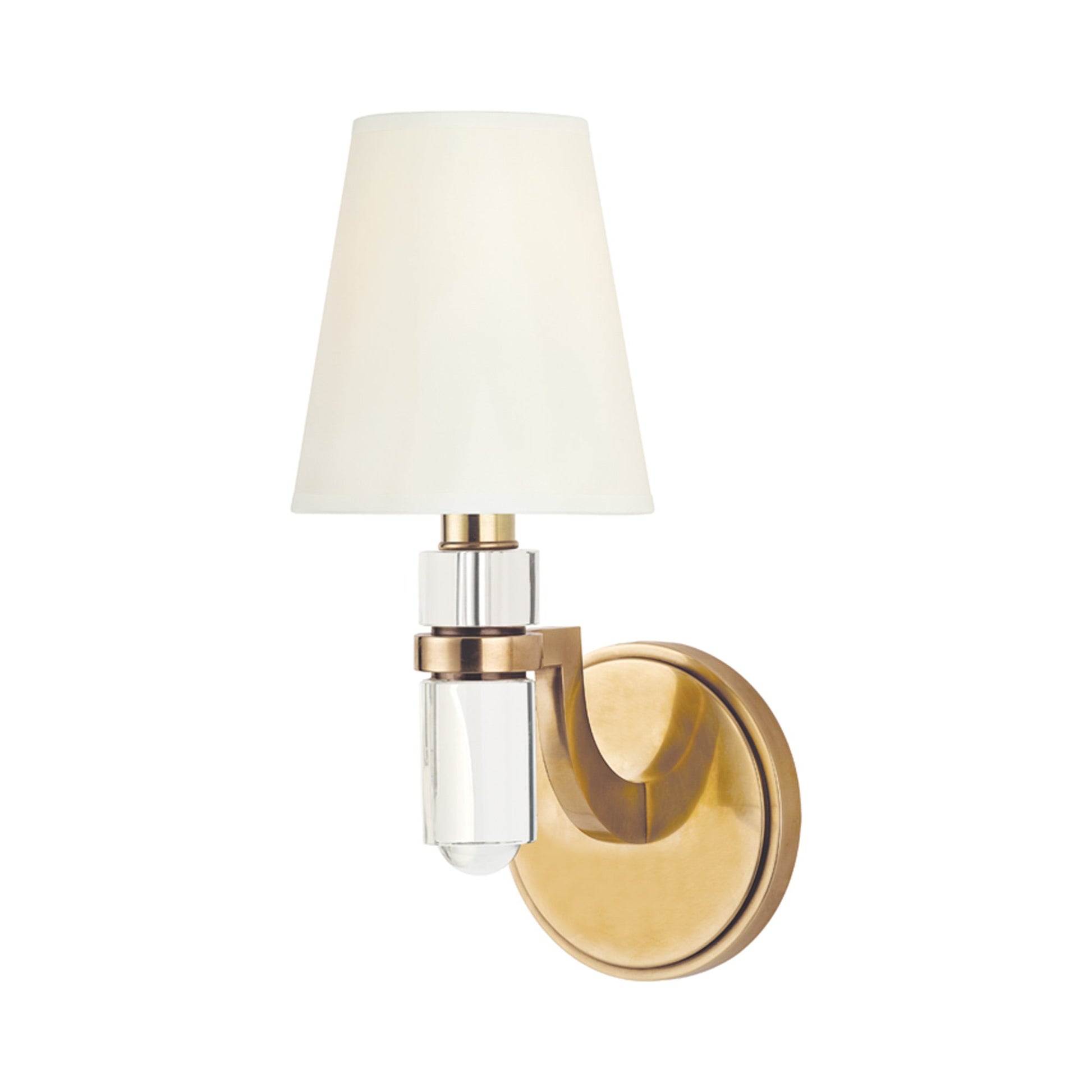Dayton Wall Light in Aged Brass (1-Light).