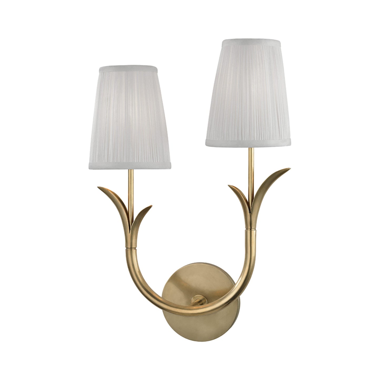 Deering Wall Light in Aged Brass (Left).