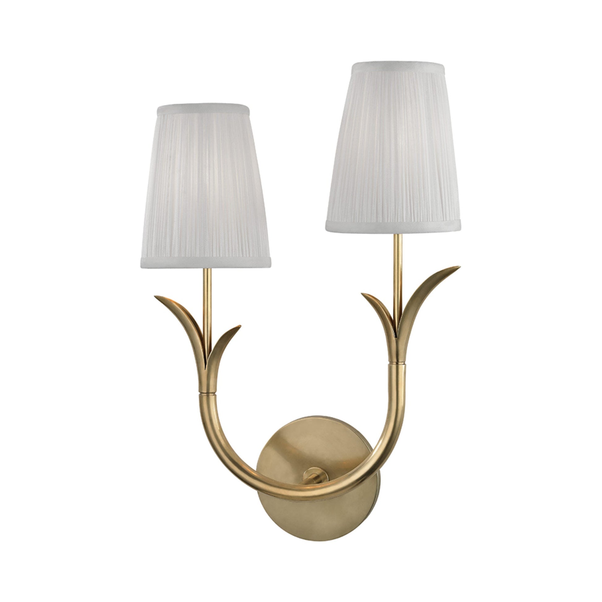Deering Wall Light in Aged Brass (Left).