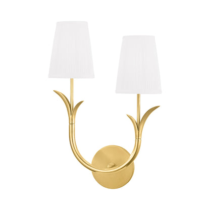 Deering Wall Light in Aged Brass (Right).