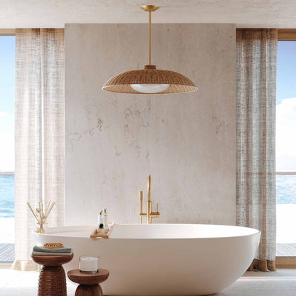 Delano Pendant Light in bathroom.