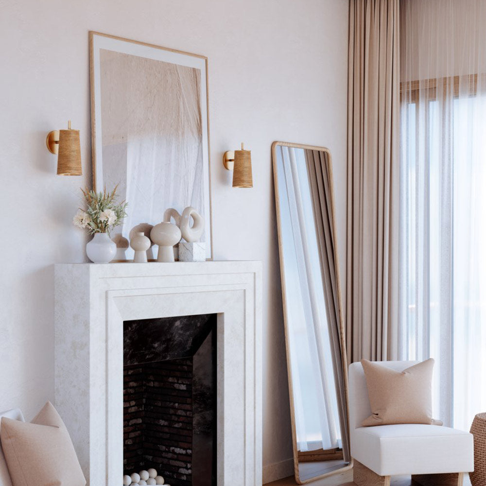 Delran Wall Light in bedroom.