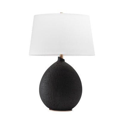 Denali Table Lamp in Dust Black.