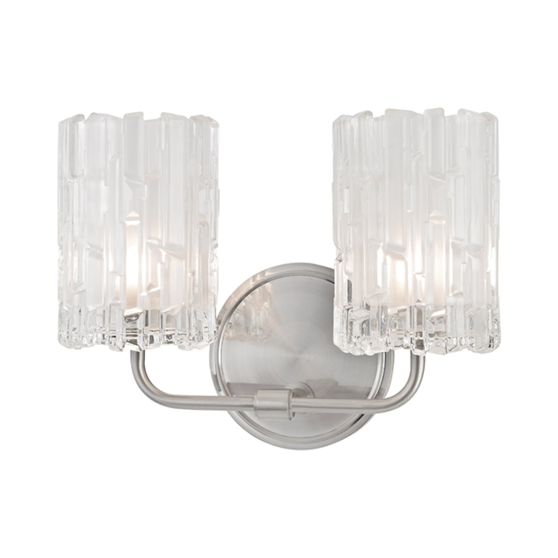Dexter Bath Vanity Light in Satin Nickel (2-Light).