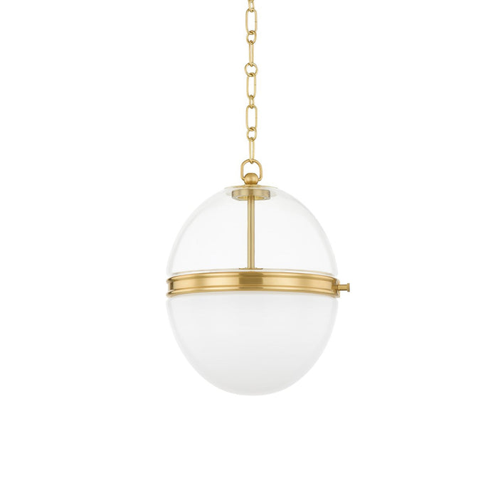 Donnell Pendant Light in Aged Brass (Small).