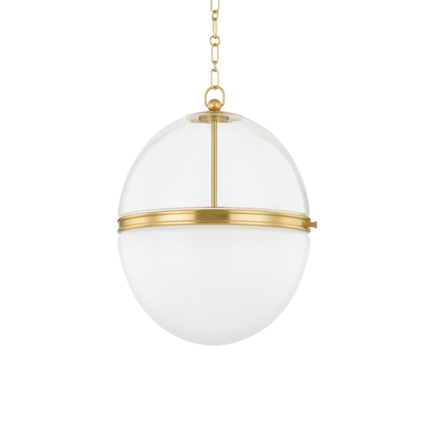 Donnell Pendant Light in Aged Brass (Large).