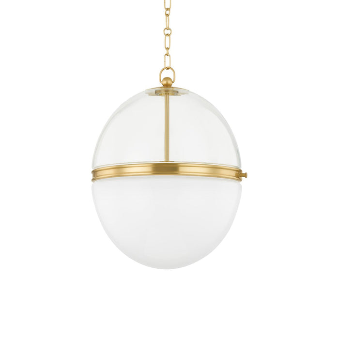 Donnell Pendant Light in Aged Brass (Large).