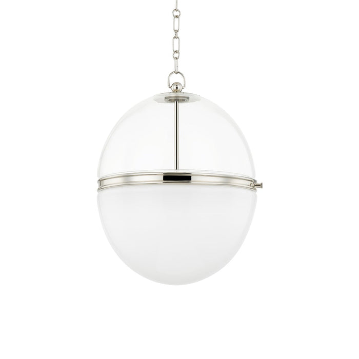 Donnell Pendant Light in Polished Nickel (Large).