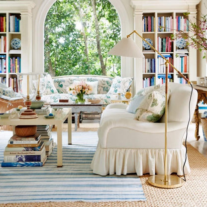 Dorset Floor Lamp in living room.