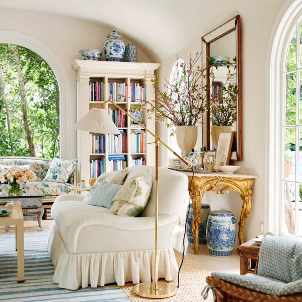 Dorset Floor Lamp in living room.