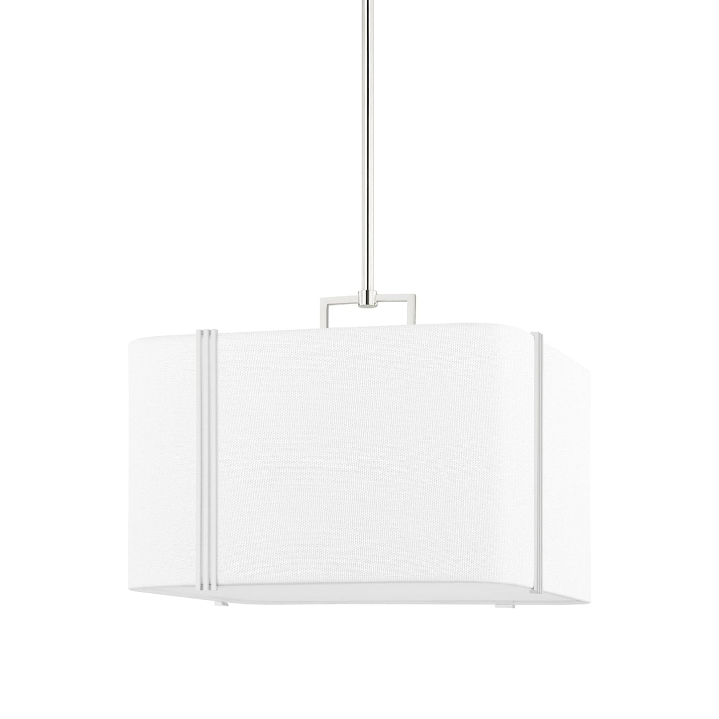 Downing Pendant Light in Polished Nickel (4-Light).
