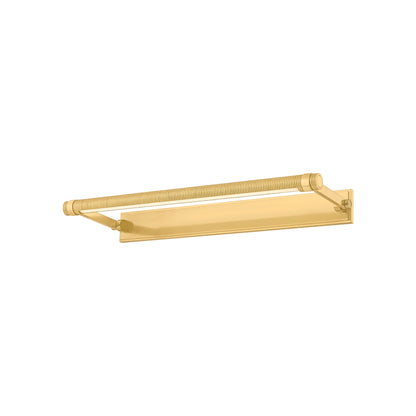 Duell LED Picture Light in Aged Brass (24-Inch).