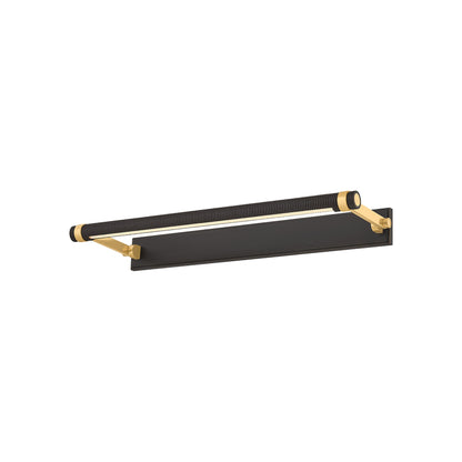 Duell LED Picture Light in Aged Brass/Distressed Bronze (24-Inch).