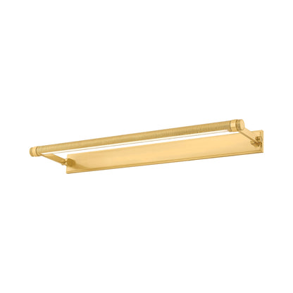 Duell LED Picture Light in Aged Brass (30-Inch).