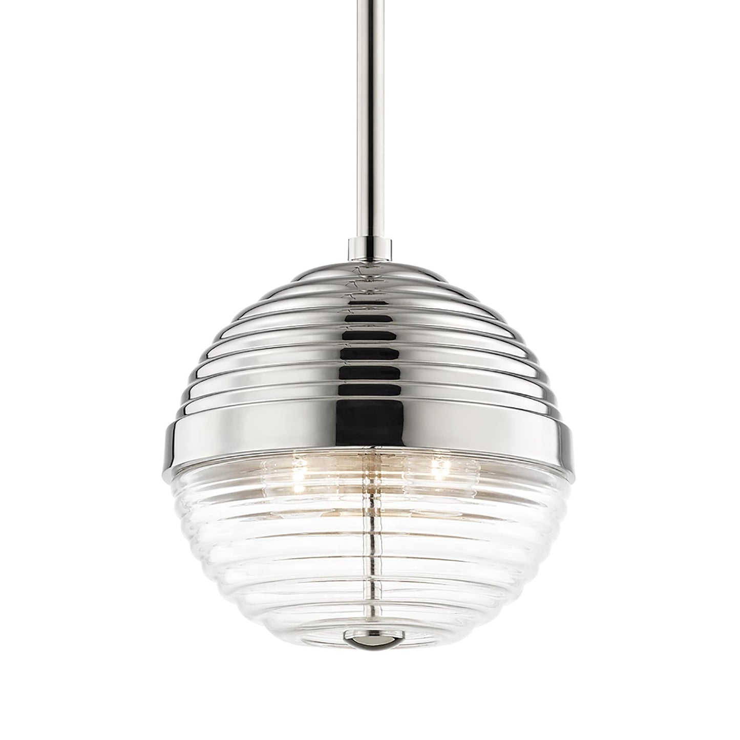 Easton Pendant Light in Polished Nickel (Small).