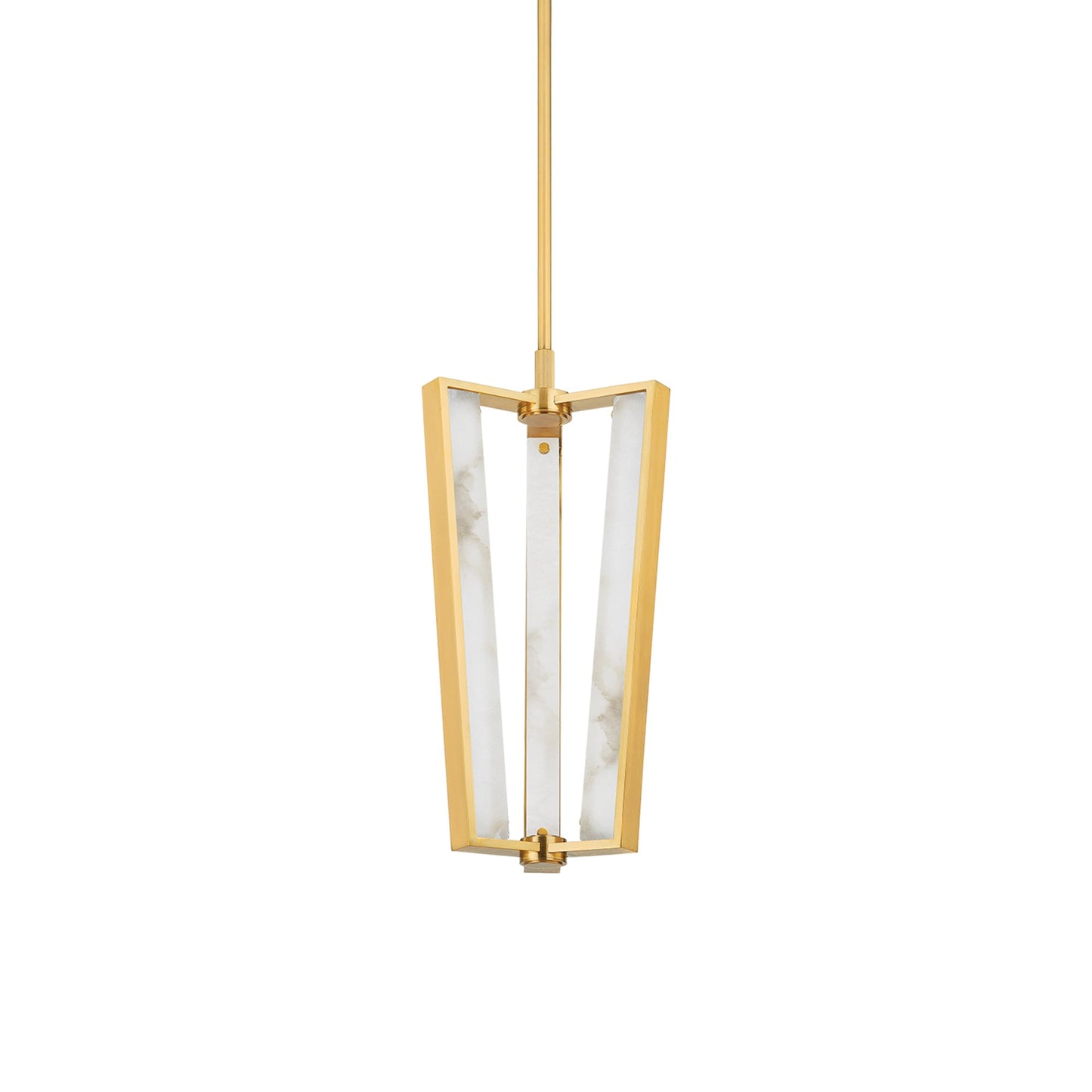 Edgemere LED Pendant Light in Aged Brass (3-Light).