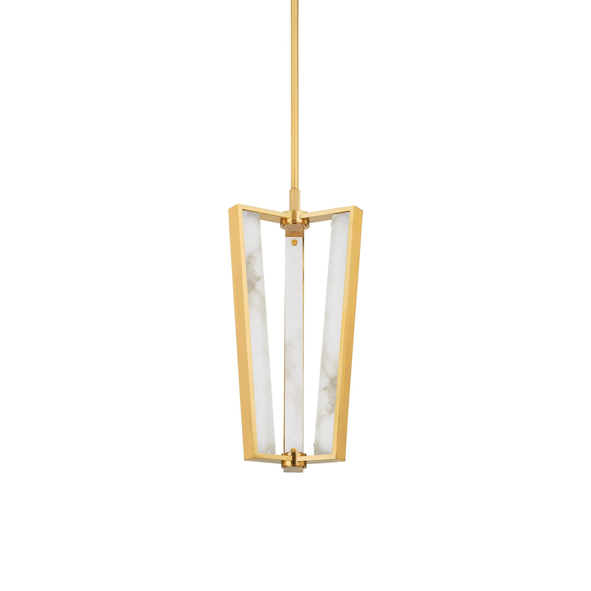 Edgemere LED Pendant Light in Aged Brass (3-Light).