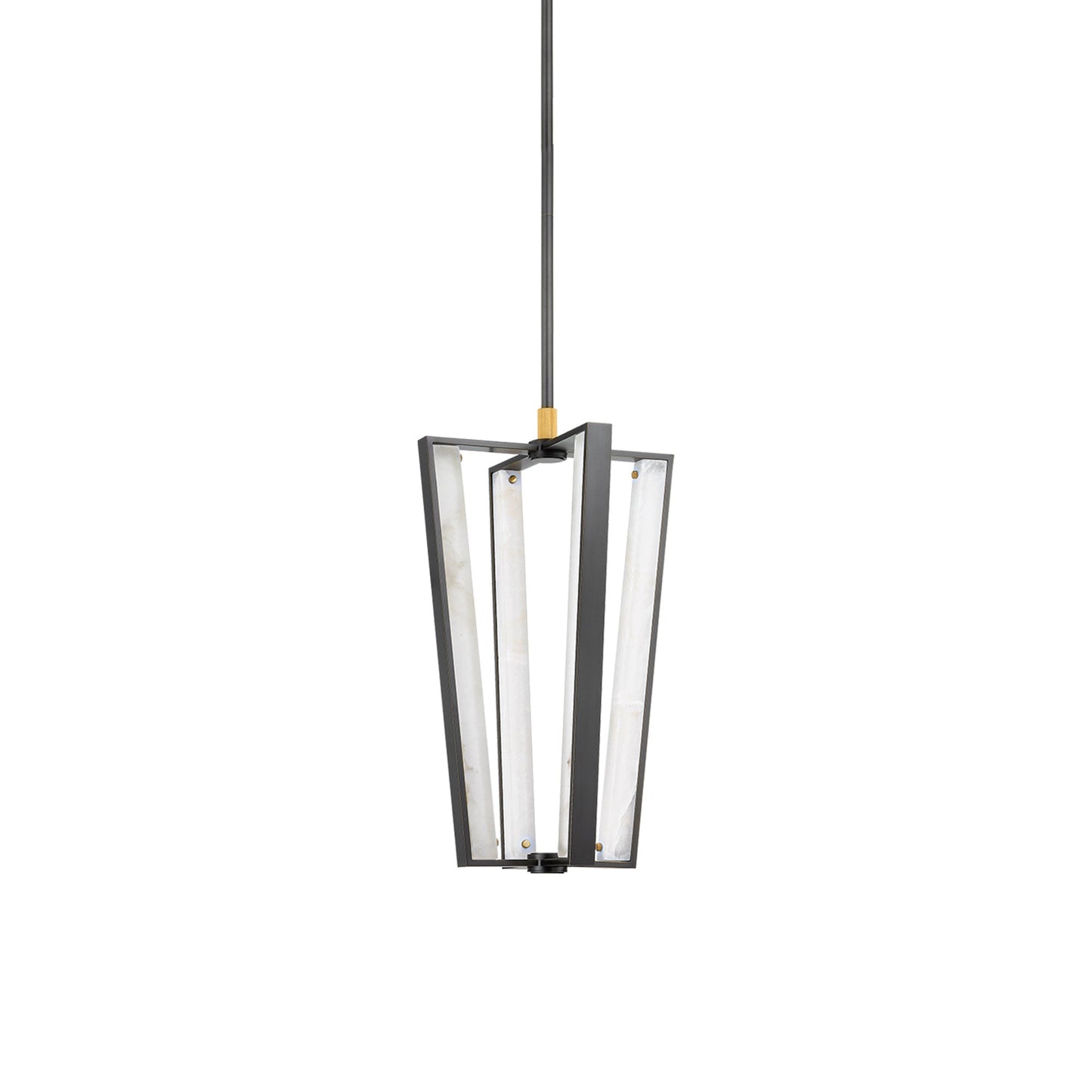 Edgemere LED Pendant Light in Aged Brass/Distressed Bronze (4-Light).