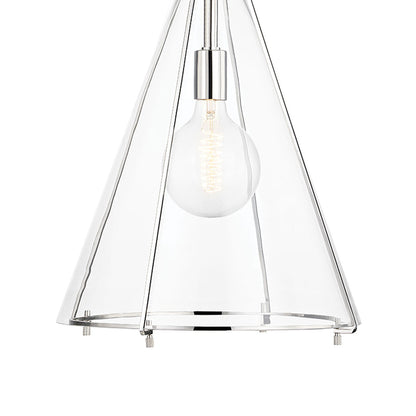 Eldridge Glass Pendant Light in Detail.