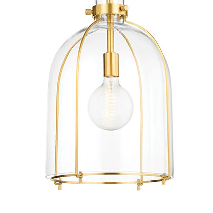 Eldridge Glass Pendant Light in Detail.