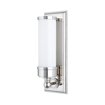 Everett Bath Vanity Light in Polished Nickel.