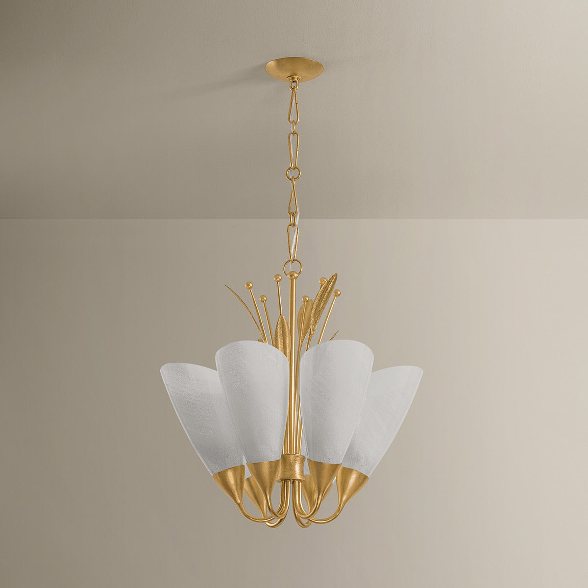 Forest Glen Chandelier in Detail.