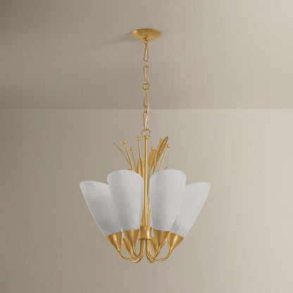 Forest Glen Chandelier in Detail.