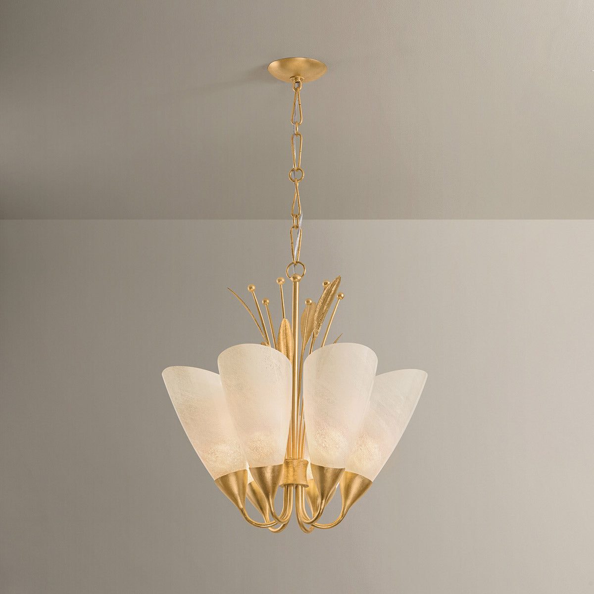 Forest Glen Chandelier in Detail.