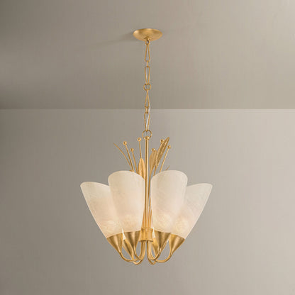 Forest Glen Chandelier in Detail.