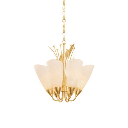 Forest Glen Chandelier in Detail.