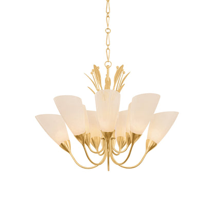 Forest Glen Chandelier in Detail.