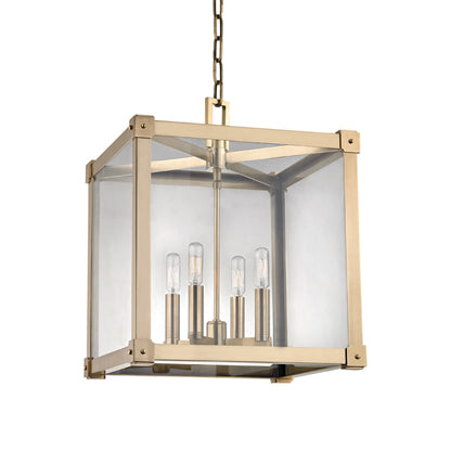 Forsyth Pendant Light in Aged Brass (16.25-Inch).